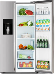 36" 20 Cu. Ft. Side-by-Side Refrigerator with Ice Maker & Water Dispenser