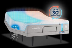 TEMPUR-LUXEBREEZE® MEDIUM HYBRID MATTRESS - CALIFORNIA KING SIZE