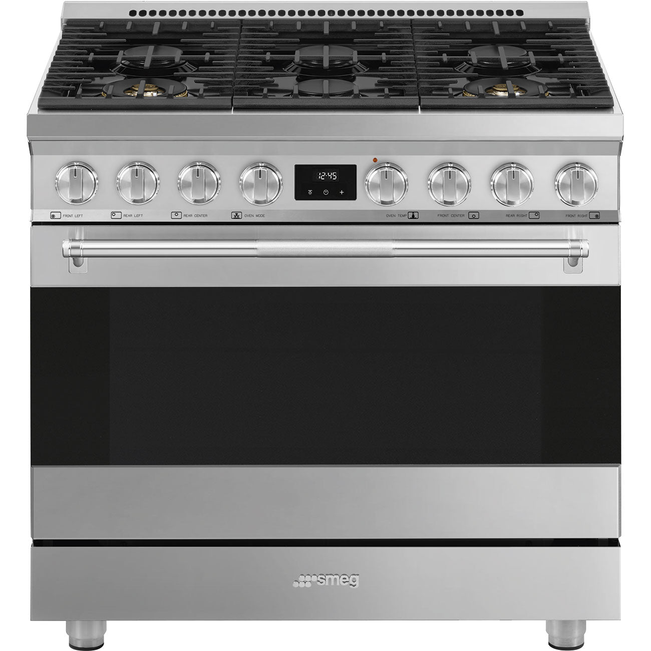 SMEG 36" FULL GAS RANGE – STAINLESS STEEL (SPR36UGGX)