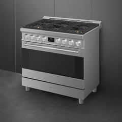 SMEG 36" FULL GAS RANGE – STAINLESS STEEL (SPR36UGGX)