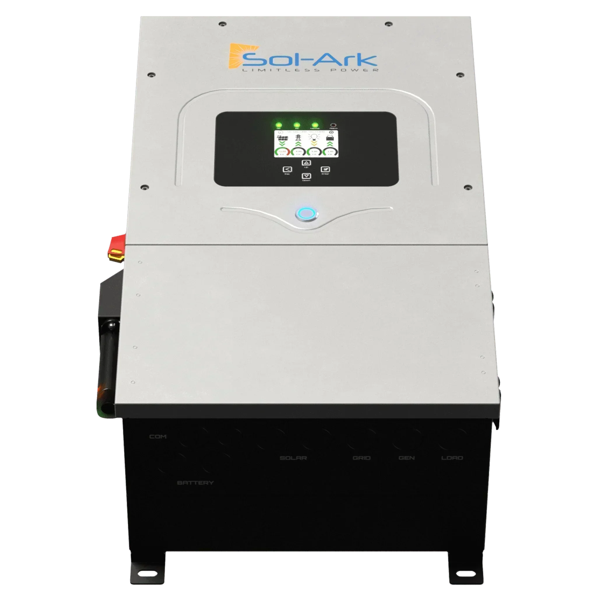 Sol-Ark 12K-2P (120/240/208V) 48V [All-In-One] Pre-Wired Hybrid Solar Inverter | 10-Year Warranty