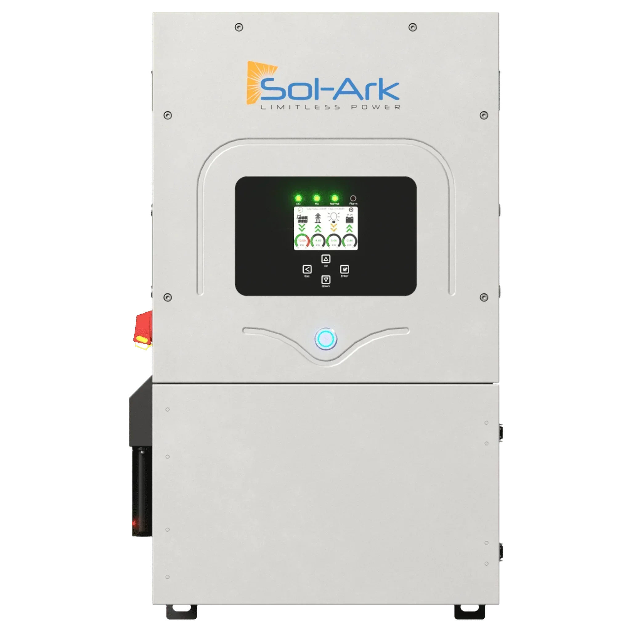 Sol-Ark 12K-2P (120/240/208V) 48V [All-In-One] Pre-Wired Hybrid Solar Inverter | 10-Year Warranty