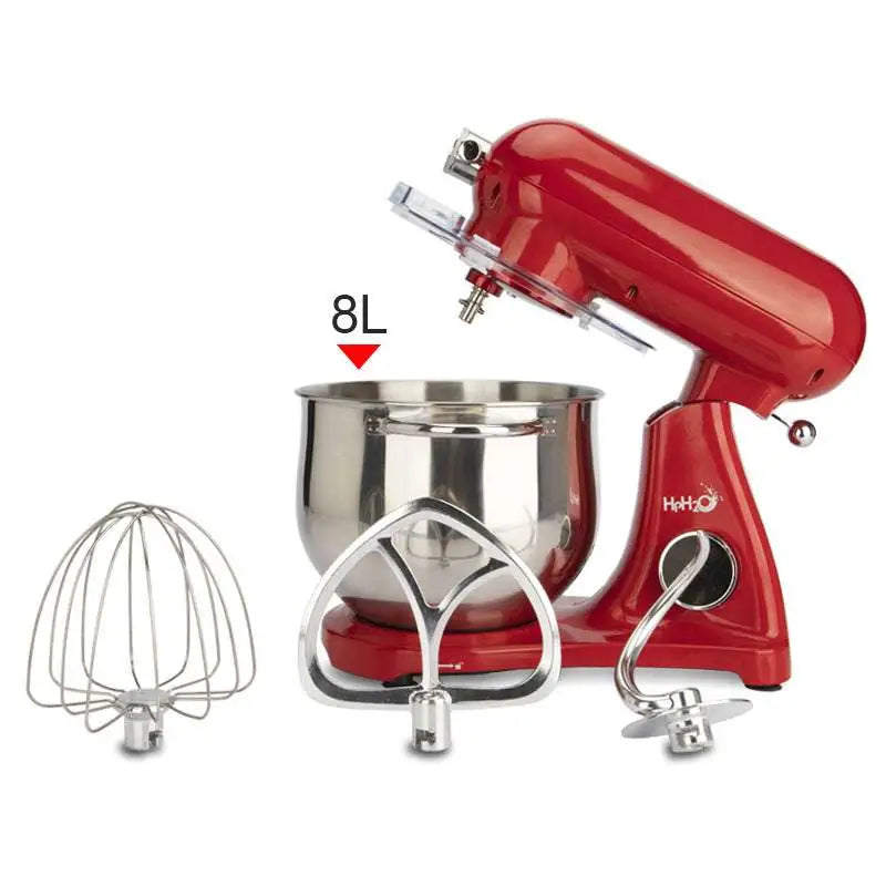 HPH2O 7L Stand Mixer 1500W | Professional Electric Dough & Food Mixer – Red