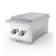 Wildfire Outdoor Living Ranch Pro 14-Inch Stainless Steel Double Side Burner [WFDBLSBRN-BSS/SS]